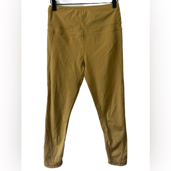 Varley Pants - Varley Women’s Corbett Legging Tight Gold Neutral Active Workout Gym Size Small‎